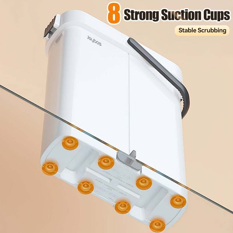 Flat Mop and Bucket Set 40cm, Hands-Free Wringing Dual Bucket System, 360° Rotating Mop Head, 2 or 6 Microfibre Replacement Pads, Wet & Dry Separation, Safe on All Floor Types