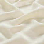 Linen Textured Semi-Sheer Grommet Curtains – Light Filtering Farmhouse Panels | Set of 2