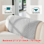 Bohemian Plush Sofa Cushion Cover Christmas Decorative Non-Slip Machine Washable Pet-Friendly All-Season Pillow Cover for Living Room Bedroom Office Home Decor