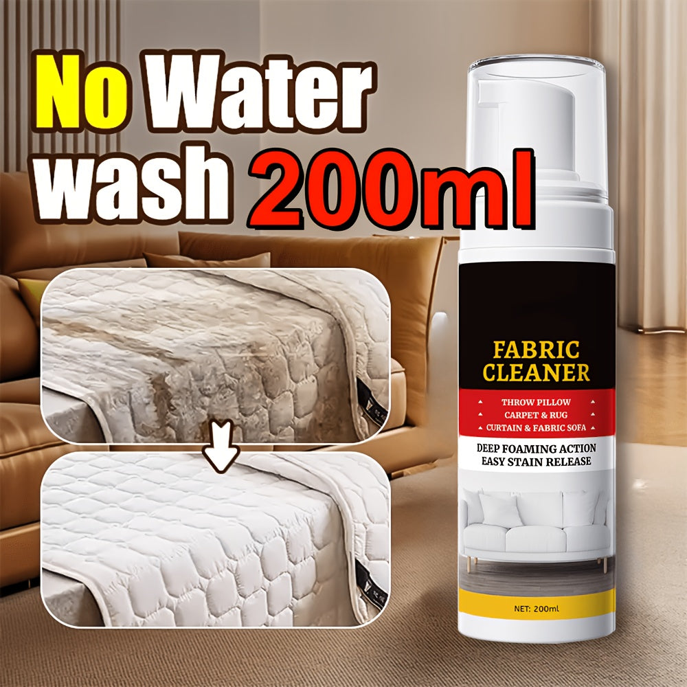 Surfactant Foam Fabric & Upholstery Spot Cleaner 6.76oz – Multi-Surface Stain Remover for Couch, Rug, Clothes, Car Seat, Mattress & Sofa | 1 to 5 Pack