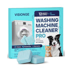 Washing Machine Cleaner Tablets 24-Pack – 12-Month Supply, Deep Clean & Deodorize for Pet Owners, Front & Top Load Safe