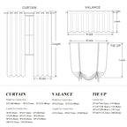 Linen Semi-Sheer Curtains 2 Panels Real Flax Light Filtering Drapes - Boho Farmhouse Window Curtains for Living Room Bedroom, 10 Colors Multiple Lengths Privacy Window Treatment