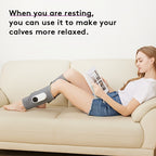 Wireless Air Pressure Heated Calf Massager – 2500mAh Large Battery, Multiple Massage Modes for Leg Relaxation, Cordless Rechargeable, 1pc or 2pcs, Perfect Gift for Christmas Mother's Day Father's Day