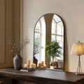 Arched Bathroom Mirror Wall Mounted Metal Frame Vanity Makeup Mirror in Gold or Black – 22x30, 24x36, 26x38 Inch for Bathroom Bedroom Entryway & Living Room