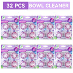 Automatic Toilet Cleaner Tablets 32 Pack, Drop-In Tank Formula Cleans & Deodorizes with Every Flush, Removes Tough Stains & Leaves Fresh Lavender Scent for Continuous Bathroom Hygiene