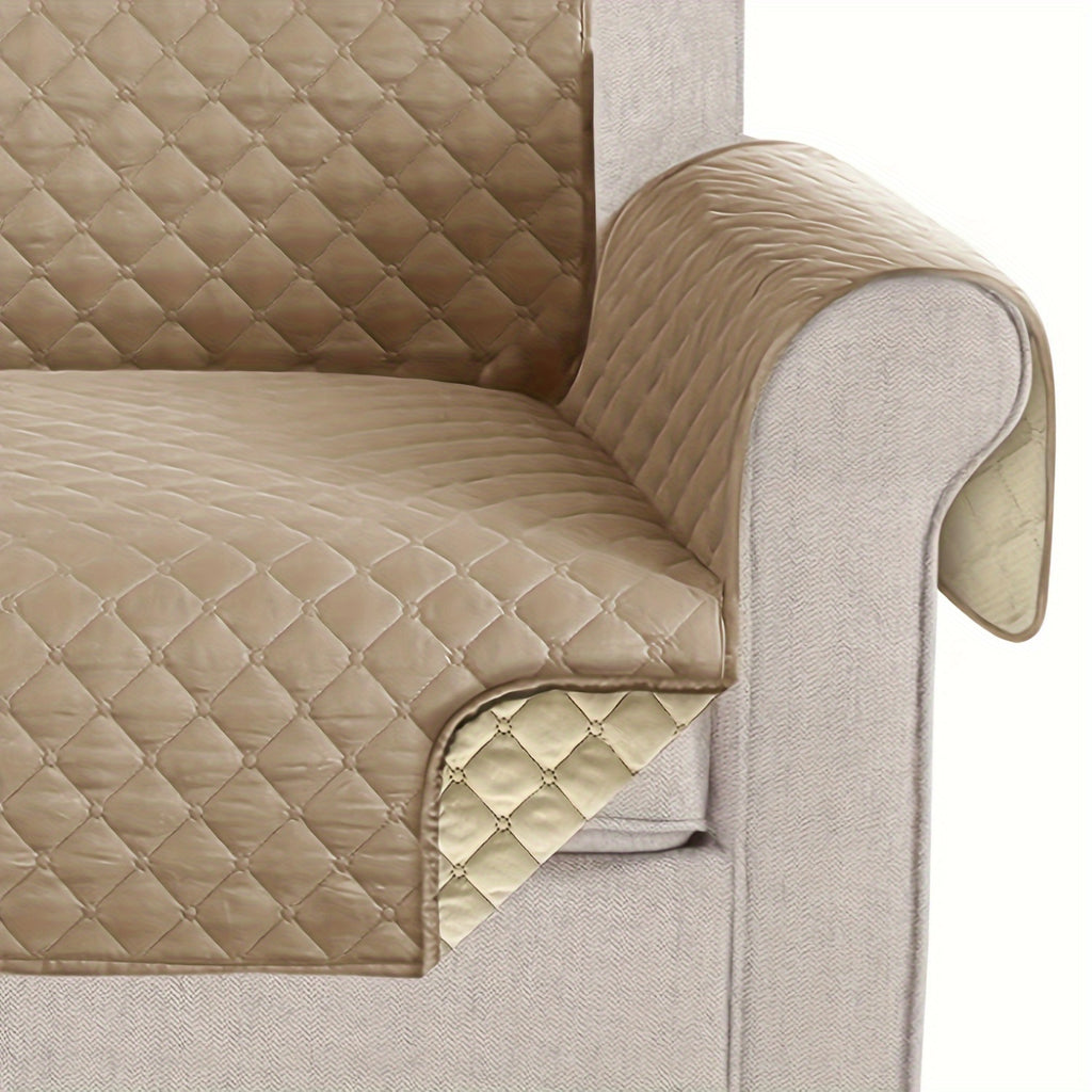Sofa Cover All Season Stretch Couch Slipcover - Machine Washable, Pet & Dog Friendly, Fits 2/3/4 Seater, Drawstring, Anti-Slip Polyester Furniture Protector for Living Room