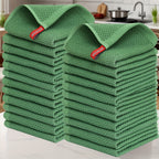 23-Piece Cotton Waffle Weave Kitchen Dish Cloths Set Absorbent Quick-Dry Dish Towels 12x12 Inch Multi-Color Options