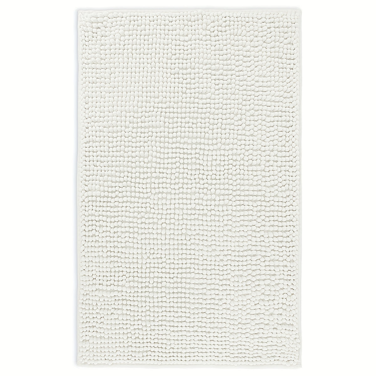 Chenille Bathroom Rug Extra Soft Absorbent Bath Mats for Bathroom Floor – Non-Slip, Water Absorbent, Machine Washable Bath Mat