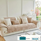 Plush Non-Slip Sofa Cushion Cover Luxury Modern Pet-Proof Breathable Seat Pad Slipcover for Couch Living Room Bedroom Office – Soft Velvet Sofa Seat Cushion Protector Home Decor