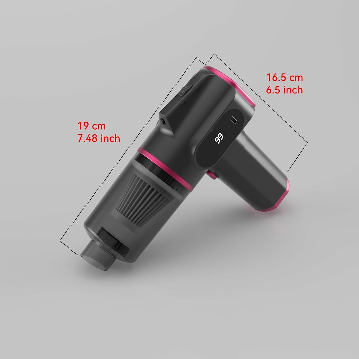 Wireless Handheld Vacuum Cleaner 6Kpa Suction & Blow USB Rechargeable Quiet Mini Vacuum for Home Car Office Pet Hair Dust