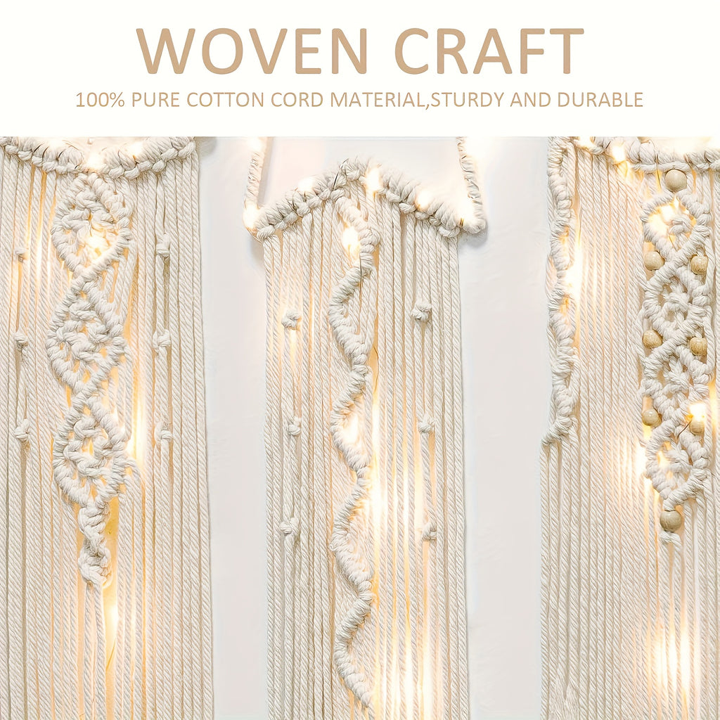 Dream Catcher 4pcs Scandinavian Woven Boho Wall Decor Home Room Decor Gift for Women Mom Grandma Teenage Girls Birthday Gift