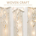 Dream Catcher 4pcs Scandinavian Woven Boho Wall Decor Home Room Decor Gift for Women Mom Grandma Teenage Girls Birthday Gift