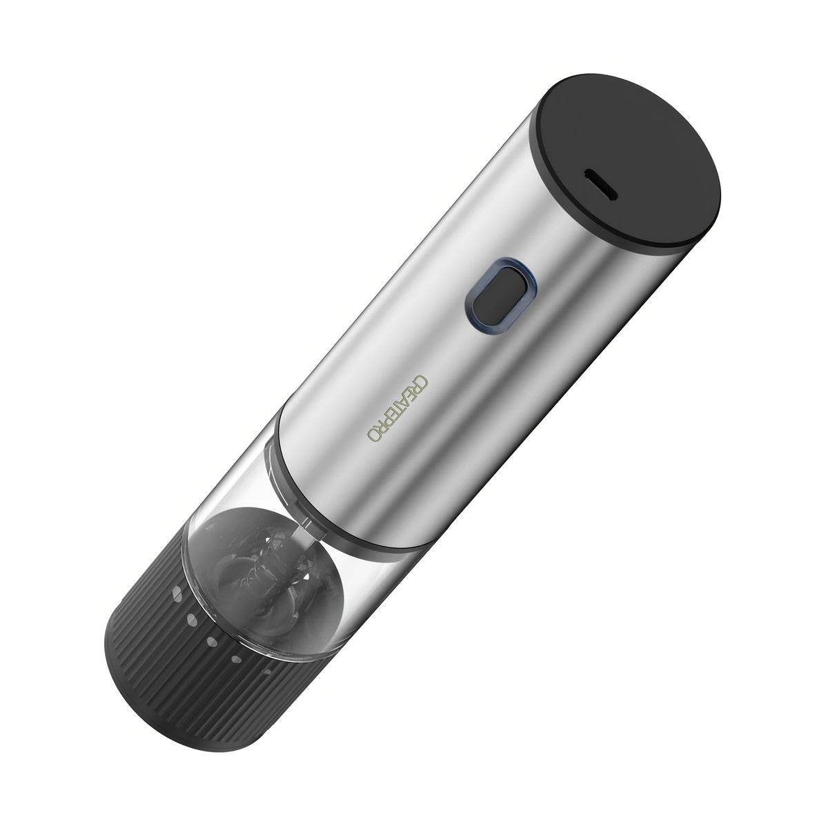 Electric Salt and Pepper Grinder Rechargeable USB – Adjustable Coarseness Automatic Pepper Mill, Stainless Steel with Lithium Battery for Home Kitchen, BBQ & Dining Table, 1pc or 2pcs Set