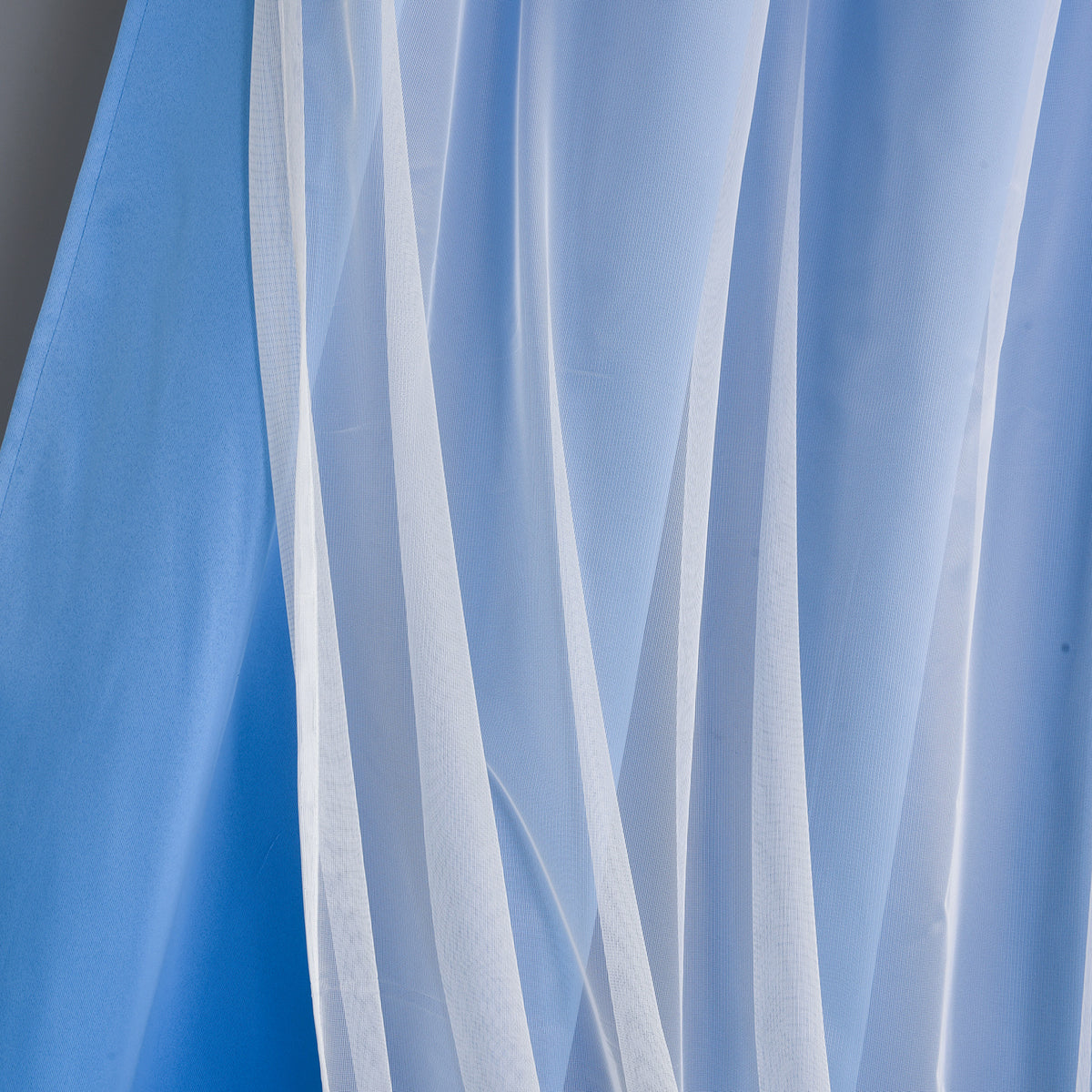 Double Layer Curtains Snowflake Embroidered Sheer Voile + Room Darkening Grommet Drapes – Thermal Insulated Tiebacks Included | 7 Colors Pack of 2