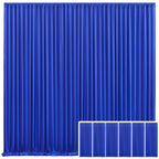 Photo Backdrop 4-Pack Taffeta Draping Background Cloth 5×10 Ft – Opaque Reusable Rod Pocket Panel for Weddings, Birthdays, Baby Showers & Photo Studios | 16 Colors