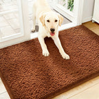 Washable Pet Door Mat Anti-Slip Mud & Paw Print Absorbent Rug – Machine Washable Indoor Entrance Mat for Dog & Cat | 3 Sizes 6 Colors