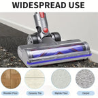 Upgraded Direct Drive Brush Head with LED for Dyson V7 V8 V10 V11 V15 SV10 SV12 SV14 Replacement Nozzle Vacuum Cleaner Part