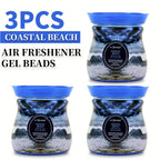 Air Freshener Scented Beads 3-Pack 14oz Each Long-Lasting Fragrance Odor Eliminator for Home Room Closet Bathroom Car Office Fabric Aromatherapy Multiple Scents