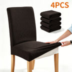 Dining Chair Covers 4/6pcs Set Washable Pet Friendly Dirt & Wear Resistant – Versatile Stretch Slipcovers for Home & Restaurant Seating, 12 Colors