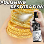 Jewelry & Metal Polishing Cream with Cloth, Restores Shine on Gold Silver Coins & Watches, Glycerin Formula Unscented Mild Metal Cleaner & Polish for Jewelry Care, 1.01 oz