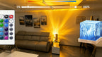 Aurora Galaxy Projector Night Light 16-Color LED USB Powered with Remote Control - Northern Lights Projector Dimmable Bedroom Ambience Lamp Cube Design for Room Decor Sleep Aid, 1-2 Pack