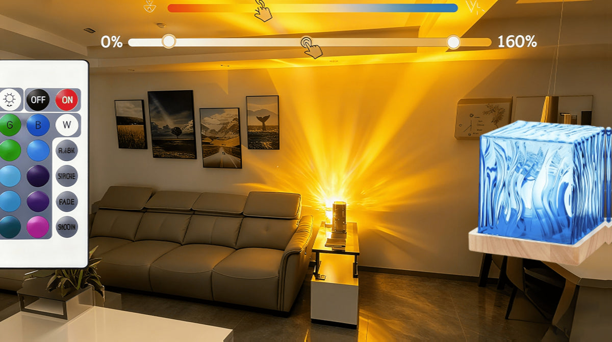 Aurora Galaxy Projector Night Light 16-Color LED USB Powered with Remote Control - Northern Lights Projector Dimmable Bedroom Ambience Lamp Cube Design for Room Decor Sleep Aid, 1-2 Pack