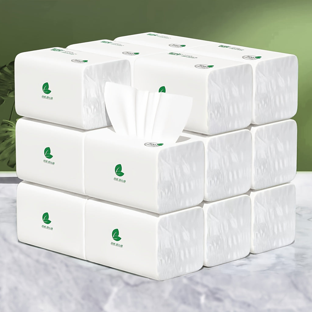 Bulk Tissue Paper 18 Pack 5-Layer Ultra Thick – 9000 Sheets Wet & Dry for Sensitive Skin, Kitchen, Bathroom, Travel