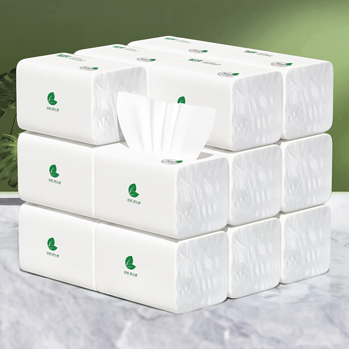 Bulk Tissue Paper 18 Pack 5-Layer Ultra Thick – 9000 Sheets Wet & Dry for Sensitive Skin, Kitchen, Bathroom, Travel