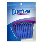 Interdental Brushes 36 Pack L-Shaped - Soft Nylon Bristle Floss Picks for Braces Teeth Cleaning Sensitive Gums Adults Multiple Sizes