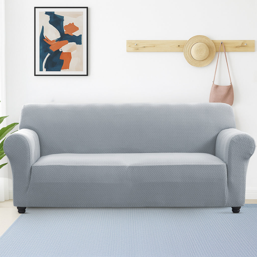 Spandex Stretch Sofa Cover Non-Slip Washable Couch Slipcover for 1 2 3 Seater Elastic Furniture Protector Pet & Kid Friendly Living Room Bedroom Home Decor