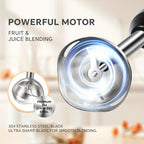 400W Immersion Hand Blender Stick Mixer with 304 Stainless Steel Blades, 2 Speeds & Turbo Mode, Detachable Base – 5-in-1 Set Available, Perfect for Soups, Smoothies, Purees & Baby Food
