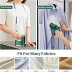 Portable Mini Travel Steamer Iron 40W 60ml Compact Handheld Garment Steamer Wrinkle Remover for Clothes College Dorm Home Travel Essentials