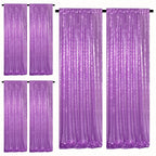 Sequin Backdrop Curtains – Glitter Party & Wedding Background Panels, 2ft×8ft per Panel, 4/6/8 Panel Sets, 29 Colors for Birthday, Stage, Bridal & Event Decor