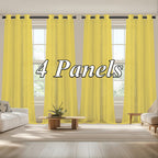 Sheer Curtains Semi Transparent Panels with Top Loop Pleated Header for Bedroom Living Room – Set of 2 or 4, 70-80G Lightweight Fabric, Multiple Sizes & Colors