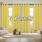 Sheer Curtains Semi Transparent Panels with Top Loop Pleated Header for Bedroom Living Room – Set of 2 or 4, 70-80G Lightweight Fabric, Multiple Sizes & Colors