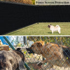 Fence Privacy Screen Multi-Size Heavy Duty HDPE Outdoor Shade Cloth with Cable Zip Ties – 4 5 6 7 8 ft Wide, 15–50 ft Long, Black