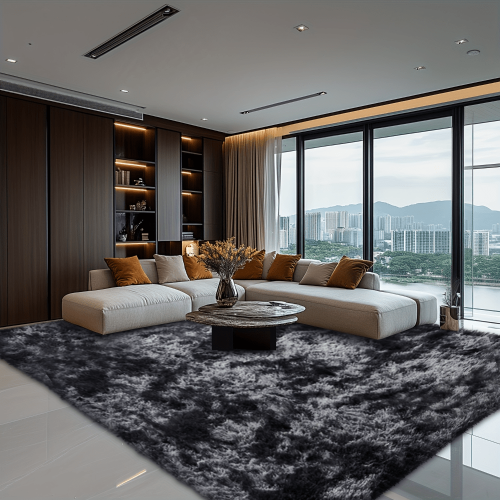 Fluffy Area Rug 200x300cm Super Soft, Large Indoor Shag Rug for Living Room Bedroom Office, Non-Slip Plush Floor Mat in Multiple Colors