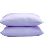 Mulberry Silk Pillowcases 2pcs - 600 Thread Count Solid Color Cooling Pillow Covers with Hidden Zipper for Hair and Skin Care Bedroom Sofa Machine Washable