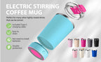 Self Stirring Mug 14oz Rechargeable – 316 Stainless Steel Automatic Magnetic Stirring Coffee Cup with Lid for Coffee, Tea & Hot Chocolate