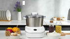 Electric Dough Maker 5.2Qt 250W 304 Stainless Steel Bowl with Ferment Function - Automatic Kneading Machine for Bread, Pizza, Pasta, Roti, Dumplings - Adjustable Time, 3 Modes, Home Kitchen