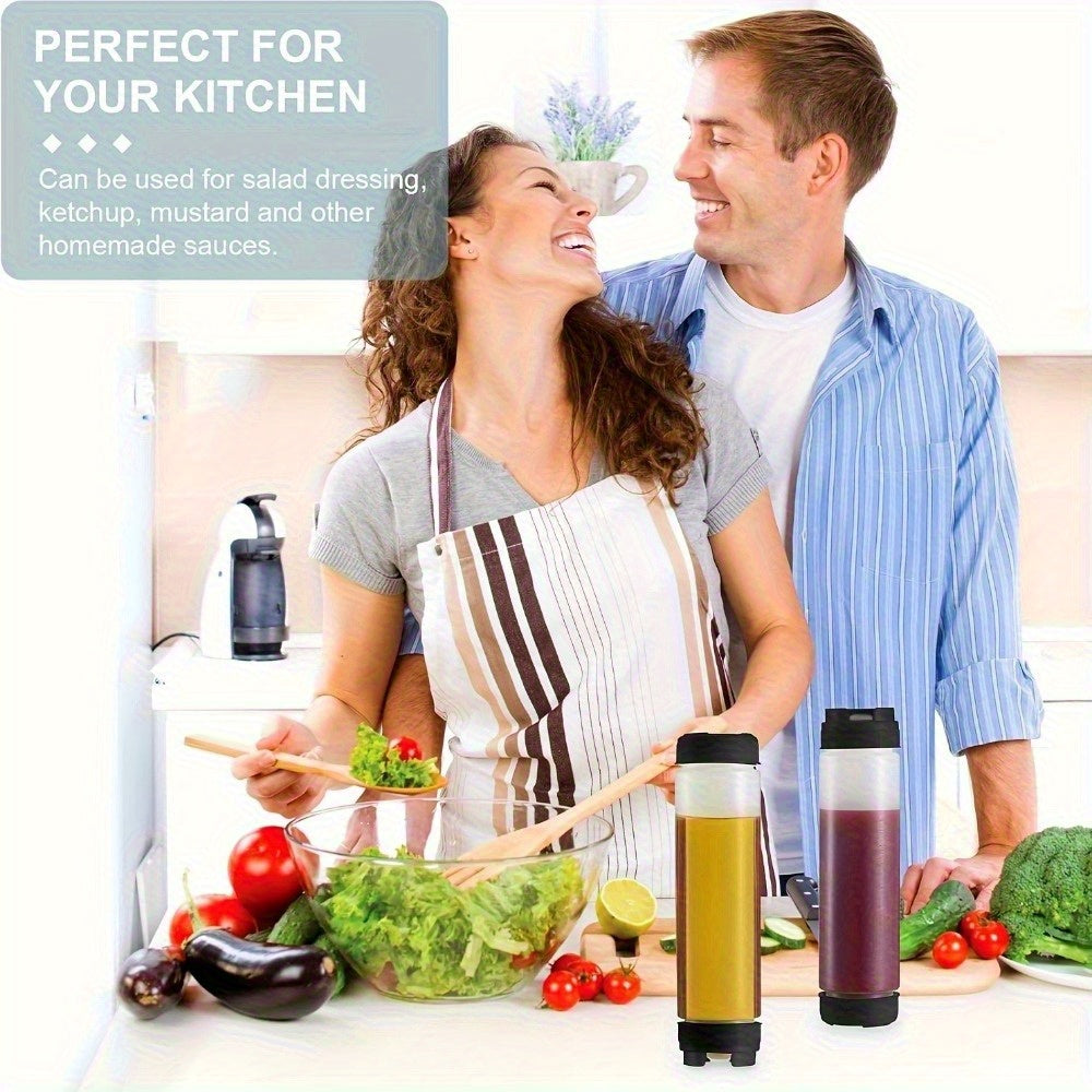 Squeeze Bottles Set of 3 Leak-Proof Condiment Dispensers – Wide Mouth Transparent Plastic for Sauces, Honey, Syrup, BBQ & Ketchup | Kitchen & Outdoor Use | Nuvia Haven