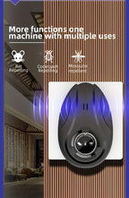Electronic Soundwave Pest Repeller USB Powered Frequency Conversion Insect Repellent Chemical-Free for Home Shop Warehouse Office Low Voltage Multifunctional