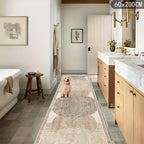 Modern Non-Slip Area Rug Machine Washable Indoor Outdoor Runner Rug for Hallway Kitchen Living Room Patio Beige Grey Black Brown Multiple Sizes