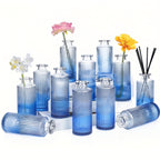 Striped Bud Vases Set of 12 24 36 Modern Mini Clear Flower Vases for Wedding Centerpieces Birthday Anniversary Party Table Decor – Mother's Day Vase Set