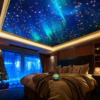Star Projector Night Light Aurora Galaxy Projector with Remote 7 Lighting Effects – Bedroom Night Sky Projector for Kids Camping Party Christmas Halloween Gift