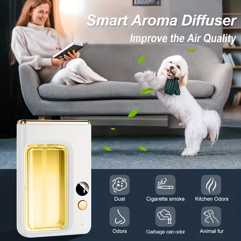 Soundwave Essential Oil Diffuser Humidifier Long-Lasting Fragrance Aromatherapy for Home Bathroom Room Decor with Essential Oils