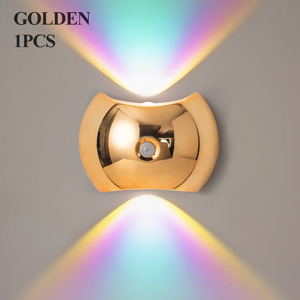 Motion Sensor Night Light Rechargeable – Magnetic Wall Light with 60-Day Battery, Wireless LED for Bedroom, Hallway, Staircase & Wardrobe (Gold, Silver or Black)