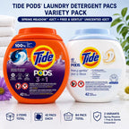 Laundry Detergent Pods Bundle – Original Fresh Meadow 42ct + Free & Gentle 42ct, 3-in-1 Stain Removal, Color Protection, HE Compatible All Washer Pods