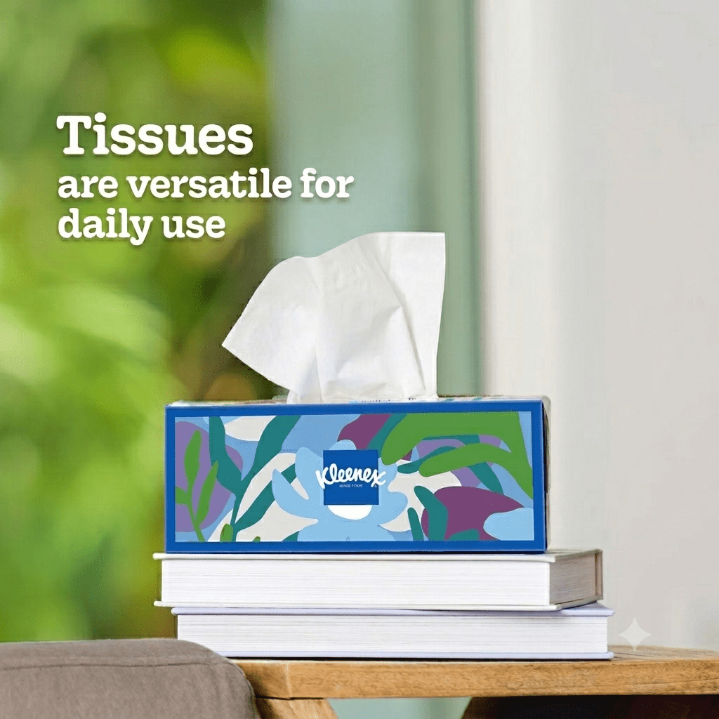 Kleenex Facial Tissues 6 Box Bulk Pack 160 Tissues Per Box 960 Total Soft Strong Everyday Tissue for Home Office Classroom Bedroom