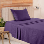 Luxury Striped Bed Sheet Set 3 or 4 Pcs – Hotel-Quality Deep Pocket 16", Extra Soft Breathable Cooling Sheets, Wrinkle & Fade Resistant, Twin Twin XL Full Queen King Cal King, 11 Colors